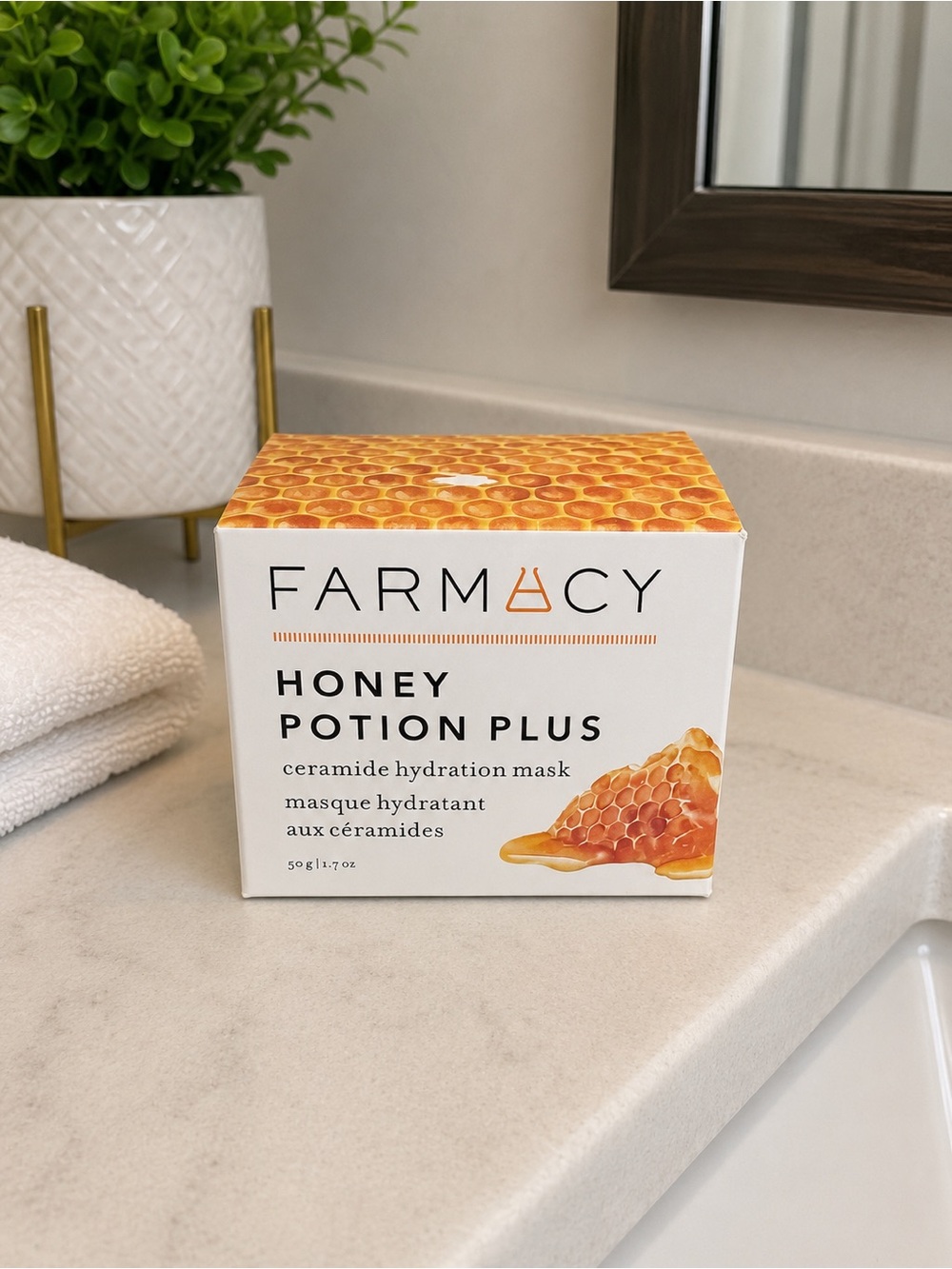 Farmacy Honey Potion Plus Ceramide Hydration Mask 1.7 oz / 50g New in Box